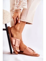 Dámské módní pantofle růžový model 21586629 - Boto