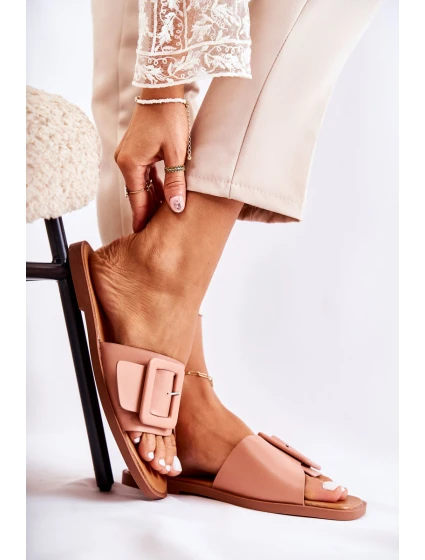 Dámské módní pantofle růžový model 21586629 - Boto