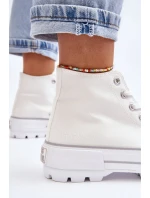 Látkové tenisky na platformě Big Star Bílá model 21610375 - Big Star Shoes