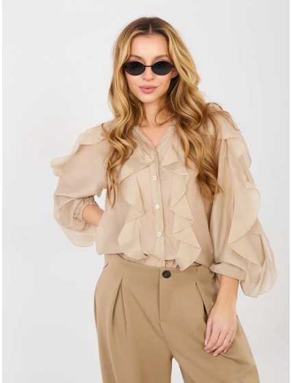 IT košile KS 29035.50 béžová