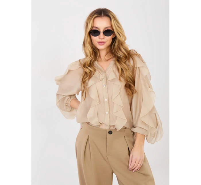 Koszula IT KS model 21902691 beżowy - FPrice