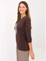 Halenka RV BZ A820.27P tmavě hnědá Halenka RV BZ A820.27P tmavě hnědá