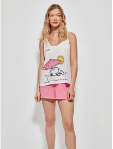 Dámské pyžamo Snoopy 2/20163S růžové - Gisela