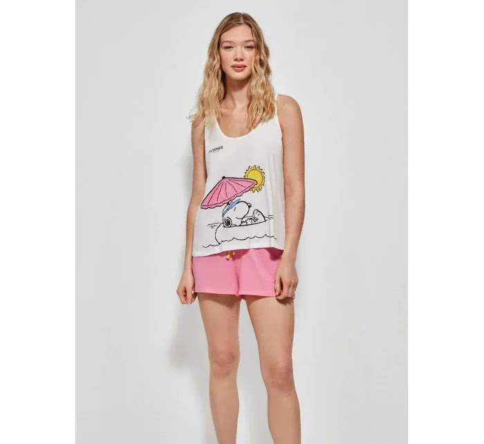Dámské pyžamo Snoopy 2/20163S růžové - Gisela