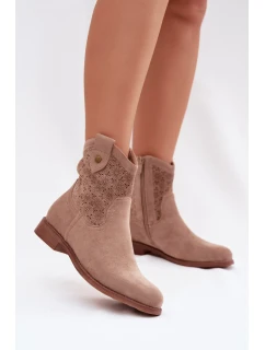 Boty na podpatku  model 224619 Step in style