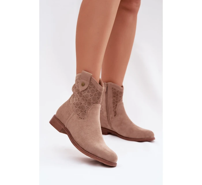 Boty na podpatku  model 224619 Step in style