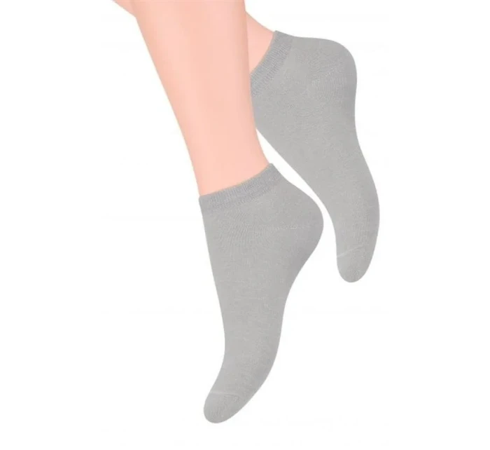Hladké dámské ponožky Steven art.052