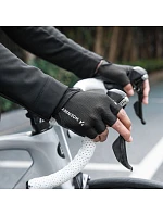 Cyklistické rukavice  velikost M černé model 22083604 - Wozinsky