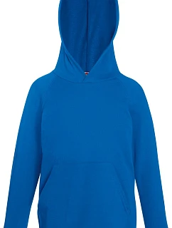 Fruit of the Loom Kids Lightweight Hooded Sweat Dětská mikina s kapucí 16.2009 royal blue
