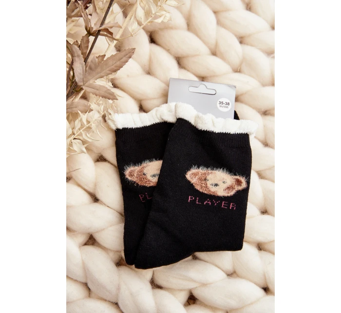 Bavlněné Ponožky S Černé model 21645183 - Aura.via