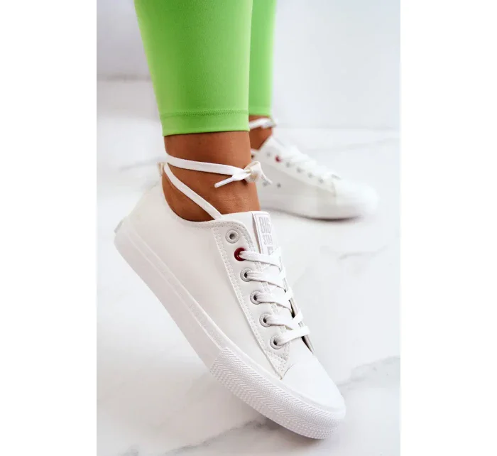 Low Leather Trainers Big Star JJ274007 White Low Leather Trainers Big Star JJ274007 White