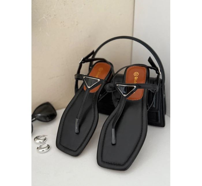 BLACKWISH dámské žabky sandály černé FashionStreet ZY0997