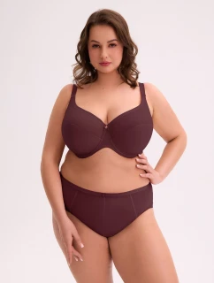 Poloměkká podprsenka Gaia BS 1058 Maxi Wine
