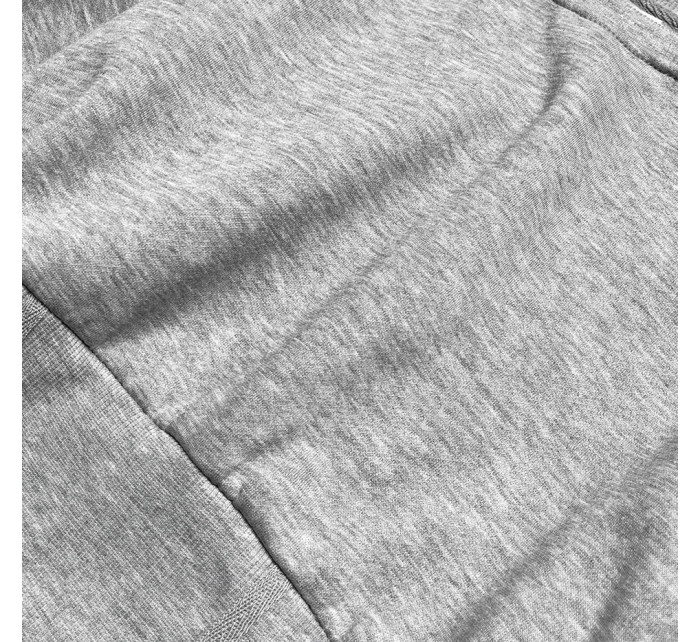 Světle šedý dámský dres - mikina a kalhoty (8C78-2)