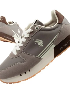 U.S. Polo model 22115497 sportovní boty tenisky pánské módní pohodlné hnědé