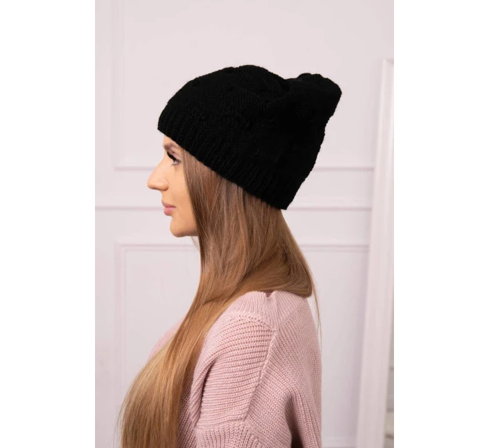 Dámská čepice Nastia K373 černá Dámská čepice Nastia K373 černá