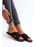 Dámské žabky Big Star model 21653856 černé - Big Star Shoes Dámské žabky Big Star model 21653856 černé - Big Star Shoes