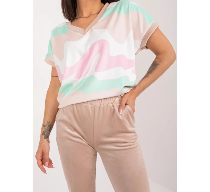 Komplet WN KMPL model 19751859 biało beżowy - FPrice Komplet WN KMPL model 19751859 biało beżowy - FPrice