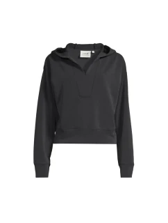 CASALL Peachy Mikina s kapucí do V černá