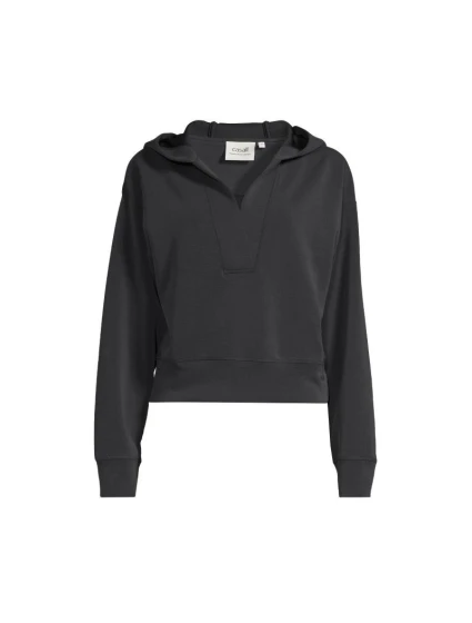 CASALL Peachy Mikina s kapucí do V černá CASALL Peachy Mikina s kapucí do V černá