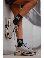 Dámské Ponožky Se Nápisem NO DRAMA PLEASE Černé