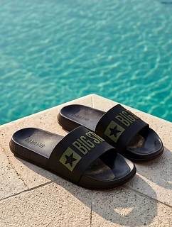 Pánské Pantofle Big Star SS174359 Černé
