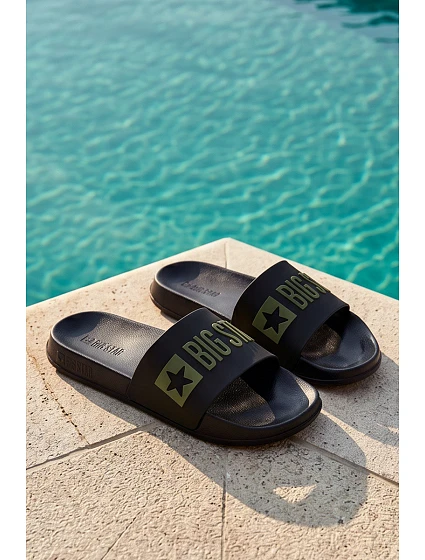 Pánské Pantofle Big Star SS174359 Černé Pánské Pantofle Big Star SS174359 Černé