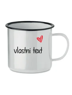Vlastní text na plecháček
