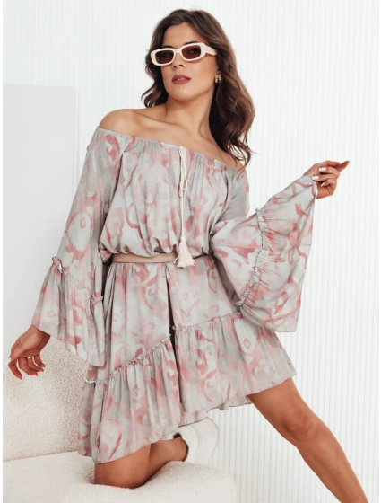 Španělské šaty FIONUALA šedé FashionStreet EY2482