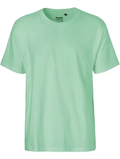 Neutral O 60001 Pánské tričko z těžké bio bavlny 77.6001 dusty mint