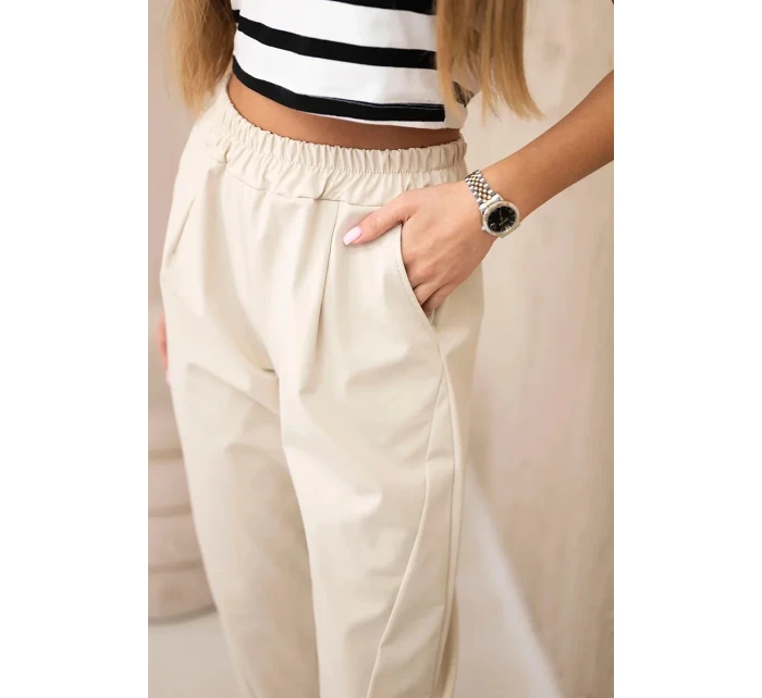 Kalhoty s kapsami Summer Punto béžový