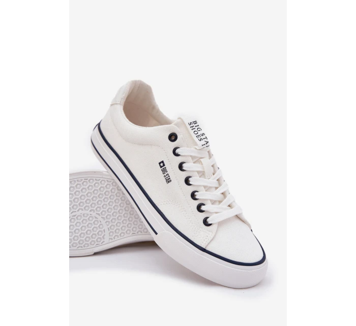 Nízké Pánské Tenisky Big Star NN174017 Bílé