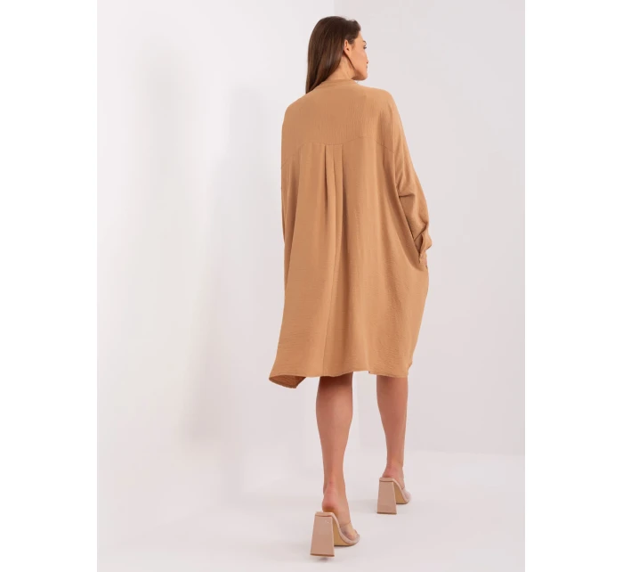 Sukienka DHJ SK model 21110935 camelowy - FPrice