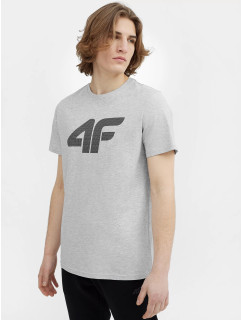 Pánské tričko 4FSS23TTSHM537-27M šedé - 4F