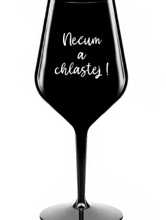 A  černá nerozbitná sklenice na víno 470 ml model 21859181 - Giftela