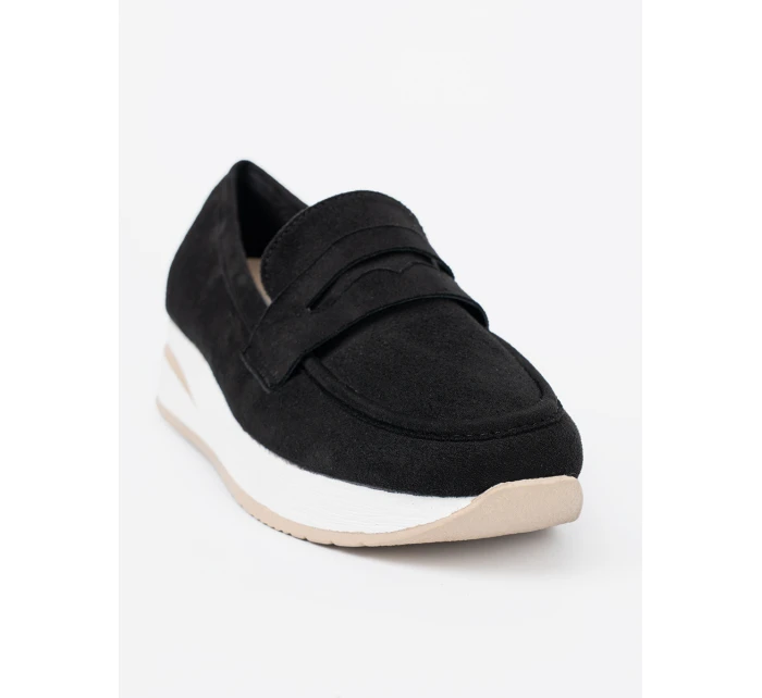 Trendy mokasíny černé dámské platforma Trendy mokasíny černé dámské platforma