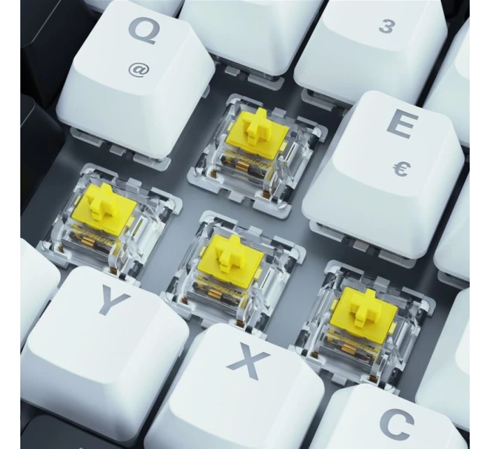 Sharkoon SKILLER SGK50 S3 USB QWERTZ herní klávesnice německá bílá Sharkoon SKILLER SGK50 S3 USB QWERTZ herní klávesnice německá bílá