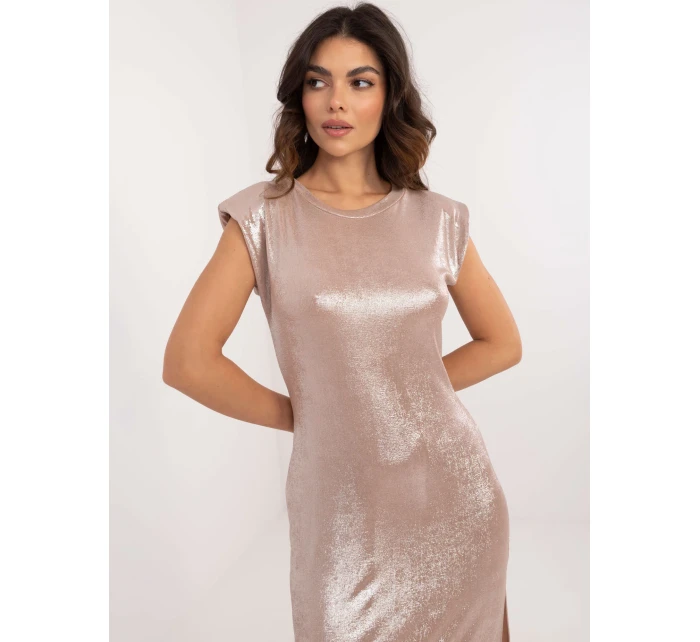 Šaty DHJ SK 18176.99 béžové Šaty DHJ SK 18176.99 béžové