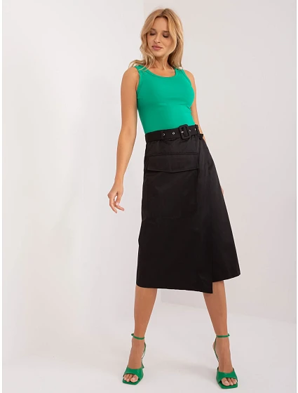 Spódnica EM SD model 19648766 czarny - FPrice Spódnica EM SD model 19648766 czarny - FPrice