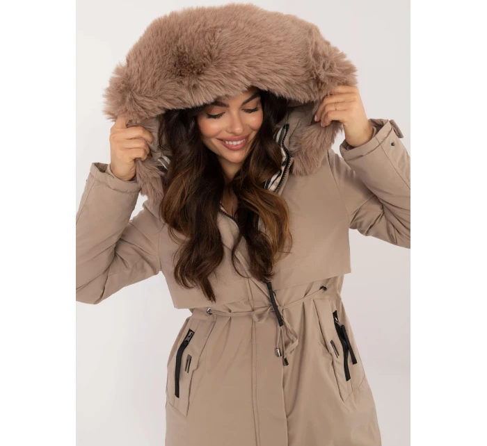 SK KR HH model 20590102 bunda béžová - FPrice