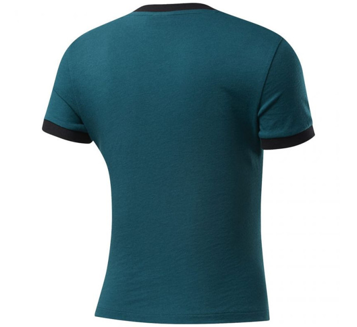 Dámské krátké tričko model 18647107 tmavě zelené - Reebok