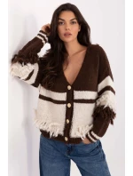 Svetr na zapínání model 218010 Italy Moda Svetr na zapínání model 218010 Italy Moda