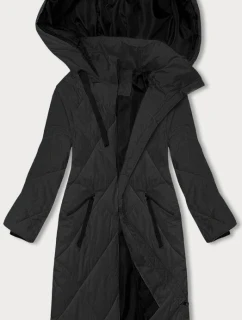 Dlouhá černá dámská zimní bunda model 21339589 - J.STYLE