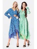 Zelené vzdušné dámské šaty s ozdobnou spodní částí Ann Gissy (DLY017) Zelené vzdušné dámské šaty s ozdobnou spodní částí Ann Gissy (DLY017)