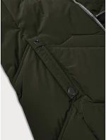 Dámská plus size zimní bunda s kapucí S'west khaki (B8300-11) Dámská plus size zimní bunda s kapucí S'west khaki (B8300-11)