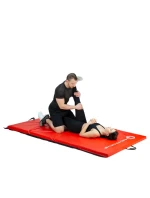 Gymnastická skládací matrace červená 2400x1200x50mm HMS MGS01 Gymnastická skládací matrace červená 2400x1200x50mm HMS MGS01