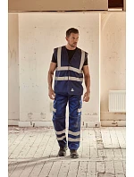 Yoko HVW 120 Hi-Vis síťovaná bezpečnostní vesta 79.W120 black Yoko HVW 120 Hi-Vis síťovaná bezpečnostní vesta 79.W120 black