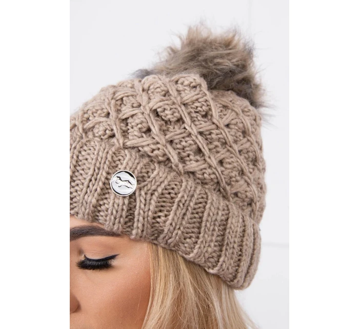 Čepice K165 tmavě béžová Čepice K165 tmavě béžová