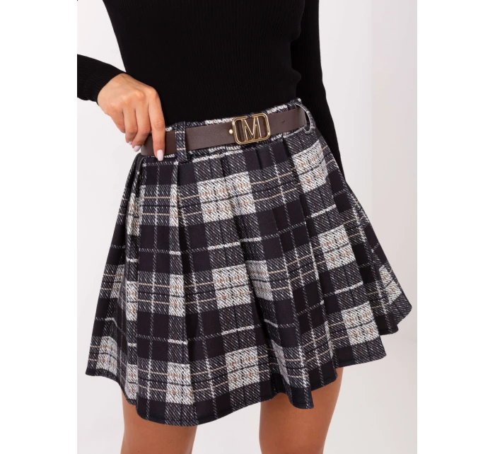 Spódnica MI SD model 21388994 czarny - FPrice Spódnica MI SD model 21388994 czarny - FPrice