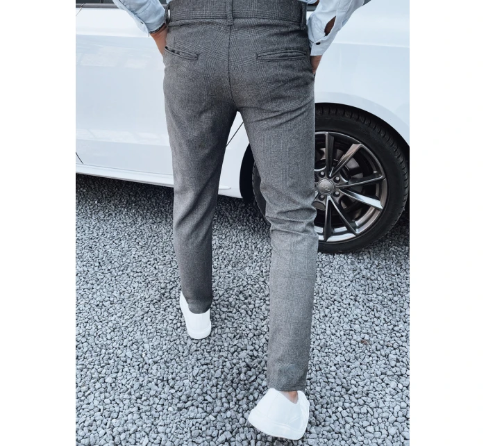 Pánské tmavě šedé kalhoty FashionStreet UX4384